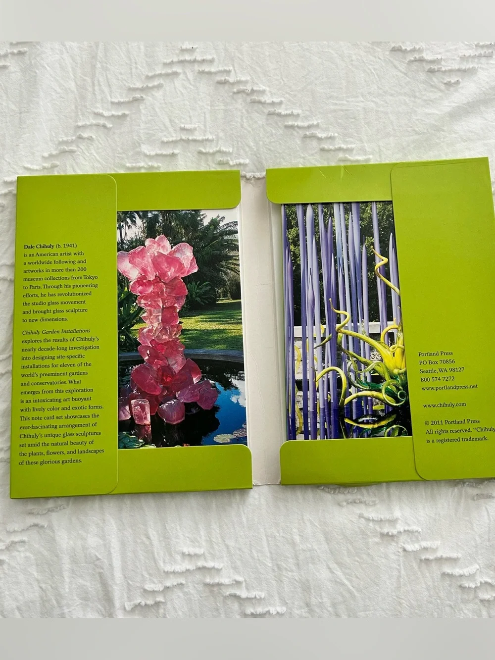 Chihuly 12 notecards
